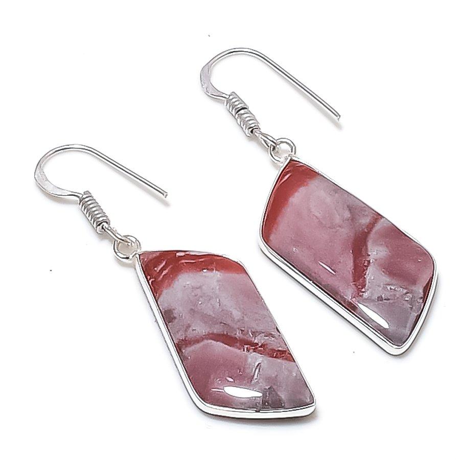 Natural Dolomite Gemstone 925 Sterling Silver Jewelry Earring 1.89  AEE-10743