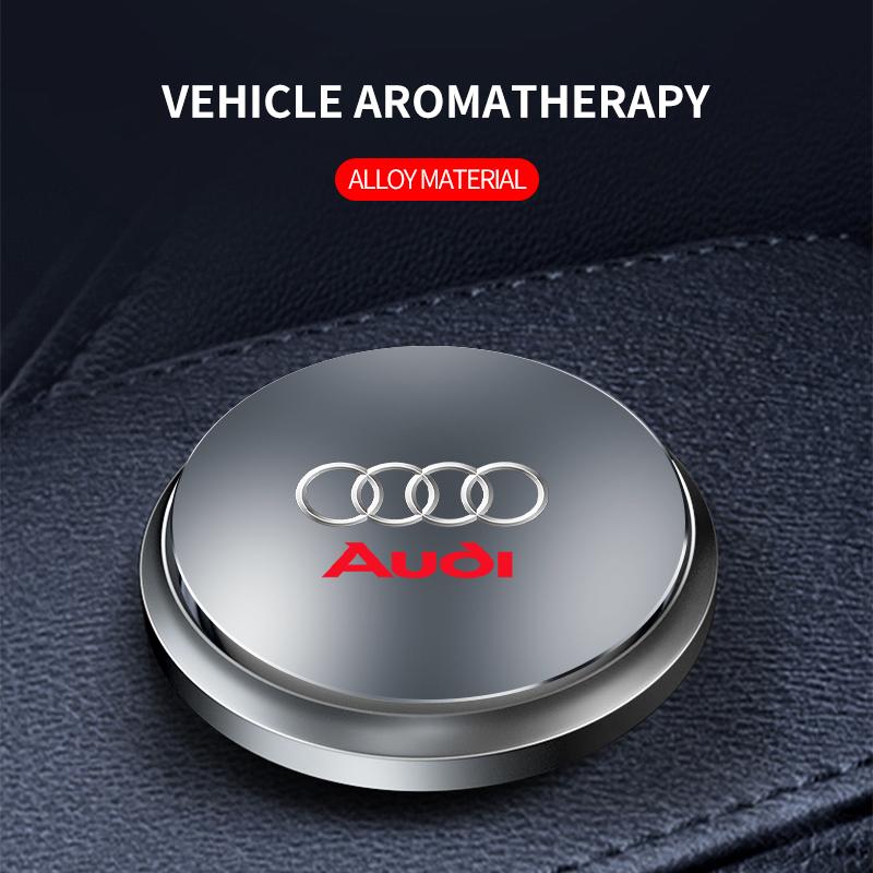 Car Aluminum alloy Air Freshener Car Perfume UFO Shape Scent Decor For Audi A1 A2 A3 A4 A5 A6 A7 A8 Q1 Q2 Q3 Q4 Q5 Q6 Q7 Q8 B5 B6 B7 B8 C5 C6 C7