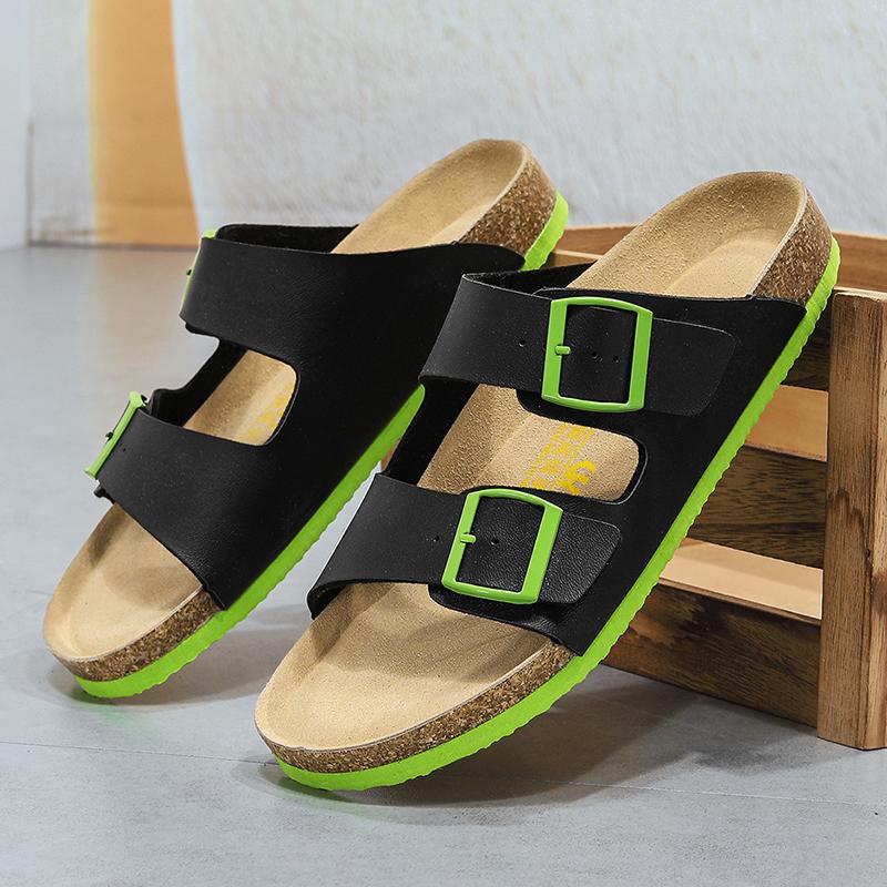Fashion Fashionable Summer Men's Breathable Beach Anti Slip Casual Sandals High-quality Handmade Men's Comfortable Soft Soled Slippers