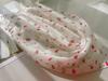 Cotton and linen small square scarf 11 * 11cm silk scarf square scarf polka dot silk scarf ribbon accessories thin soft high-end silk scarf