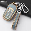 Fashion Tpu Car Key Case Cover For Honda Civic 11Th  Accord Cr-V Hr-V Pilot Vezel Zr-V   Key Protector Shell Fob Bag