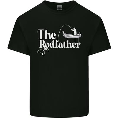 Le Rodfather T-shirt unisexe léger en coton amusant pour pêcheur père