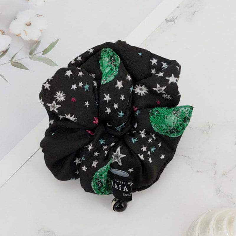 MAIA Milky Way Star Jacquard Hair Gopchang Shushu-Green