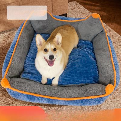 Nouveau chenil d'hiver amovible et lavable adapté à toutes les saisons pour chiens de taille moyenne et grande. Fournitures pour animaux de compagnie