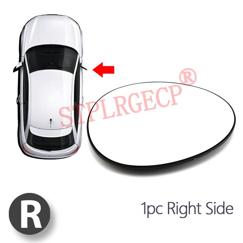 1 PC Heated Auto Left Right Door Wing Side Mirror Glass Car-styling Rear View Lens for MINI Cooper R55 R56 R57 R58 R59 2007-2015