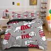 Dachshund Dog King Queen Duvet Cover Cartoon Pet Puppy Bedding Set Sausage Dog Quilt Cover Cute Animal Polyester Comforter Cover