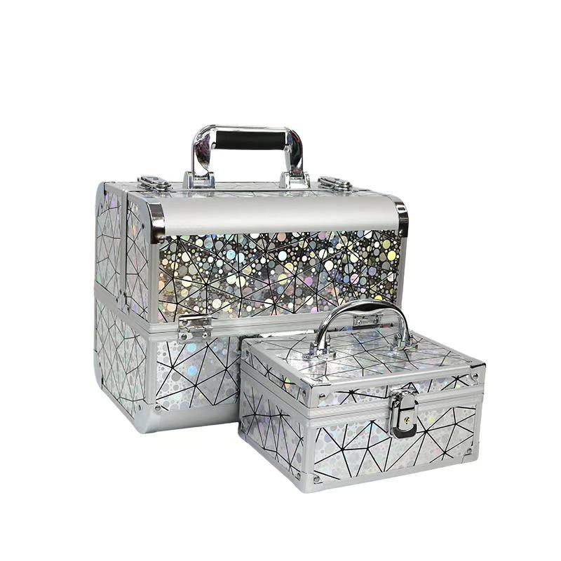 2-in-1 Professional Makeup & Nail Art Storage Case for On-Site Service