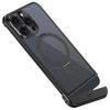 For iPhone 14 Pro Max Magnetic Case Aromatherapy Acrylic+Aluminum Alloy Kickstand Cover