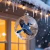 Collectible Bird Glass Ornaments Nature Faux Crystal Ornament Handmade 3D Warmth And Meaning Set Clear Plastic Christmas Ball Holiday Decor Loved One
