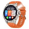 KC89 Smart Watch Men Outdoor Sports LED Flashlight Copmpass Bluetooth Call AI Voice Health Monitoring Fitness Track Smartwatch