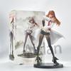 Aixlan Steins Gate Figure Makise Kurisu 22cm Super Stylish Girl POLYVINYL CHLORIDE Action Figure Amine Xmas Present Collector-Worthy Figurine