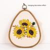 5 Pcs Embroidery Frame Droplets Embroidery Hoop Crosses Stitching Hoop Practical Embroidery Hoop for Craft Project