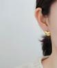 Alleun Silver 925 Heart Bold Stud Daily Earrings