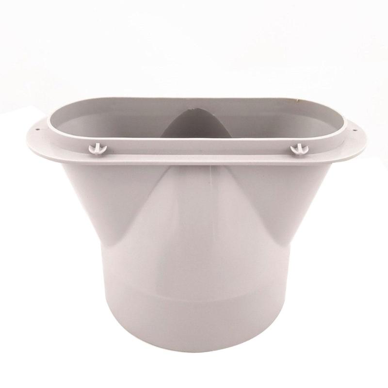 Air Conditioning Ventilation System Adapter Flexible Exhaust Pipe Connection ABS Texture User Friendly Installation