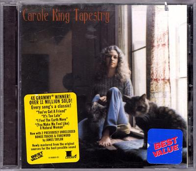 CD CAROL KING - Tapestry  EK65850 Ode Records 1999 US Rock Used