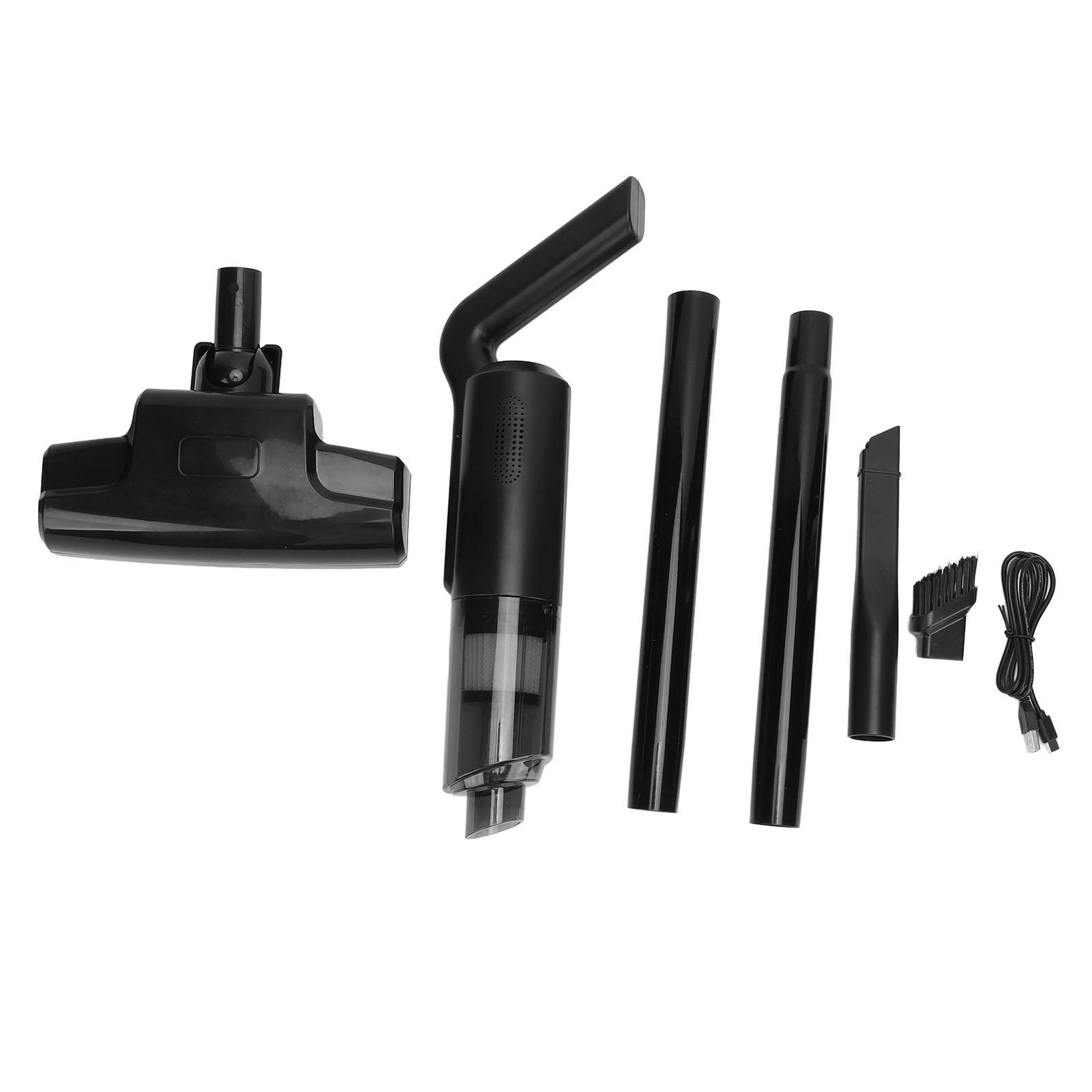 

Ручной пылесос 120 Вт 9000 Па мощный перезаряжаемый портативный мини беспроводной пылесос для автомобиля чёрный