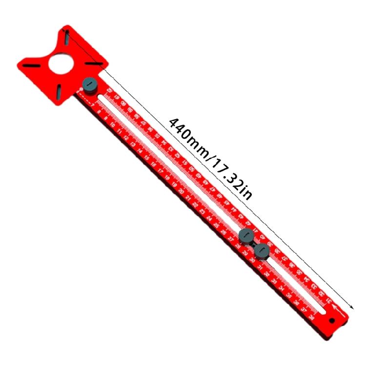 Router Milling Grooves Bracket Aluminum Router Circles Cutting Multifunctional Cabinet Hardware Router Guide Tool