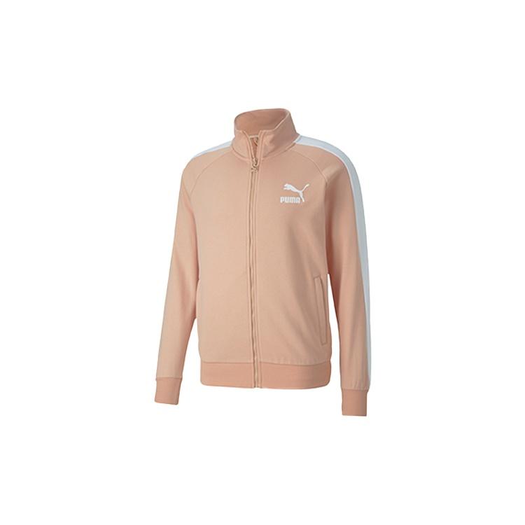 PUMA Iconic Minimalistic Casual Stand Collar Jacket Pink Red Men s 595976-70 S