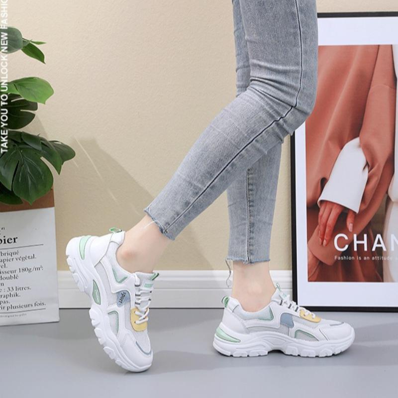 Summer Fashion Sport Running Shoes Hot Sale Popular Student Breathable Comforts Trainers Outdoor Women's Casual Walking Footwear