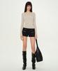 MUSINSA STANDARD WOMAN Women'S Halter String Layered Long Sleeve T-Shirt [Mushroom]