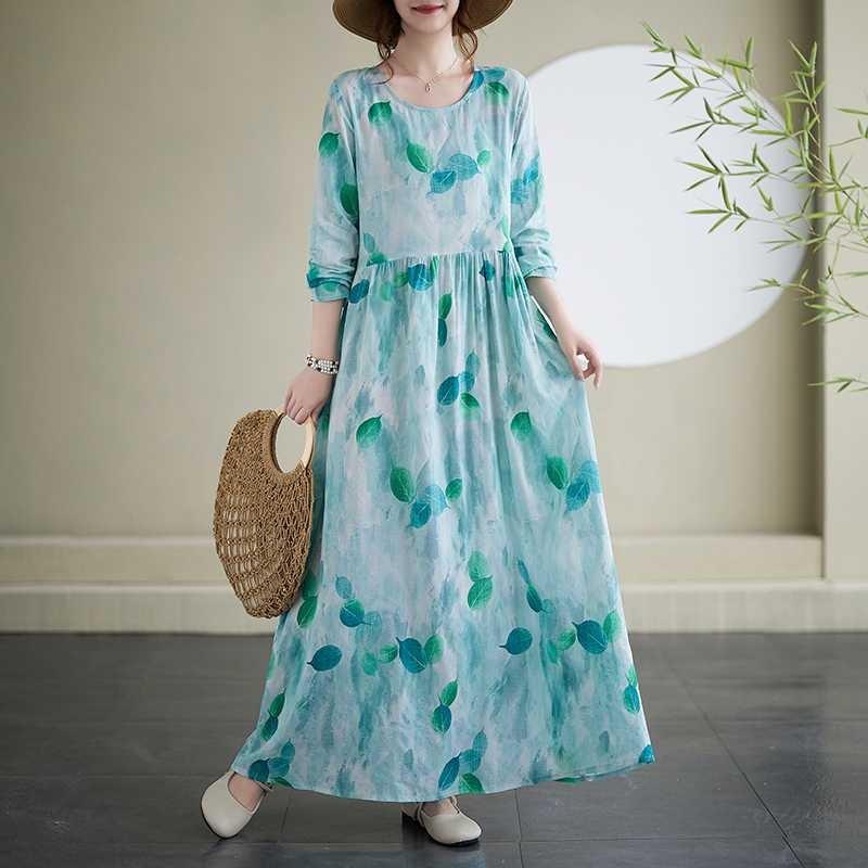 Actual 2025 Early Fall New Floral Dresses