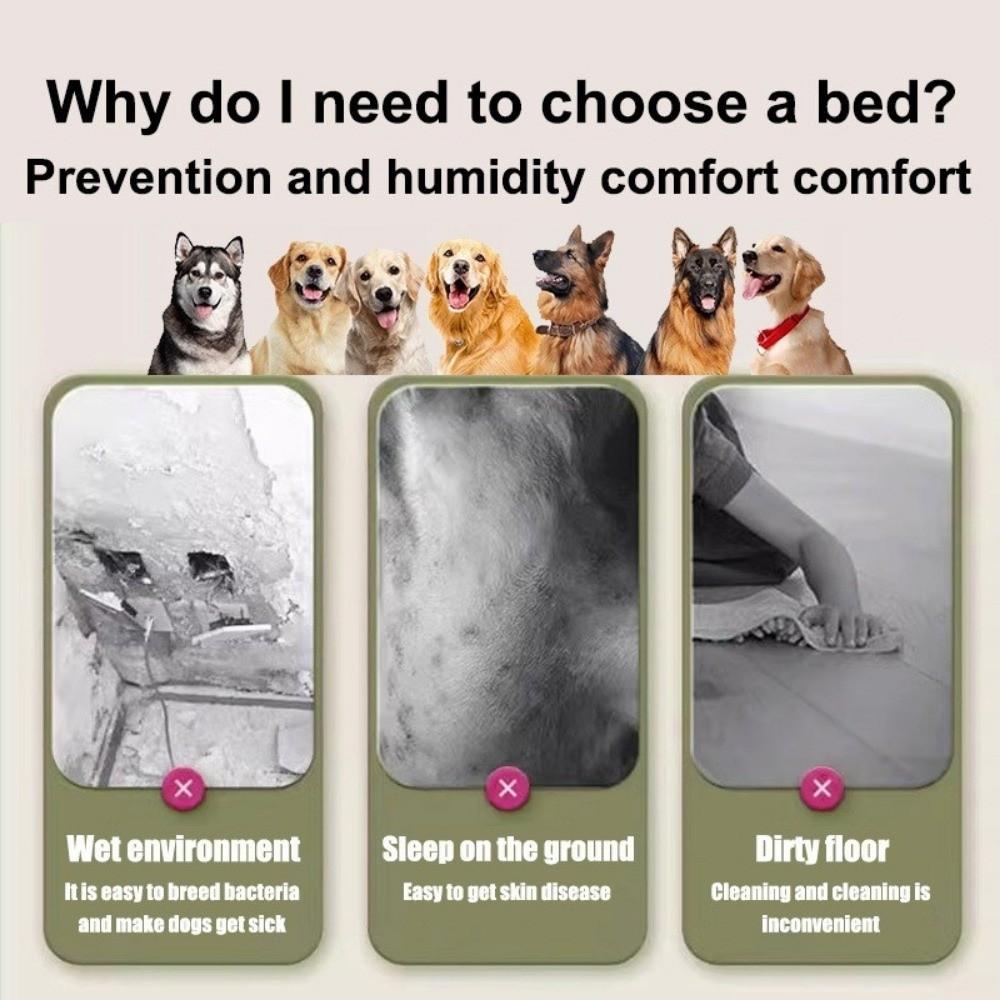 Comfortable Pet Dog Bed Breathable Mesh Cooling Mat New Foldable Bed  For Dog Cat