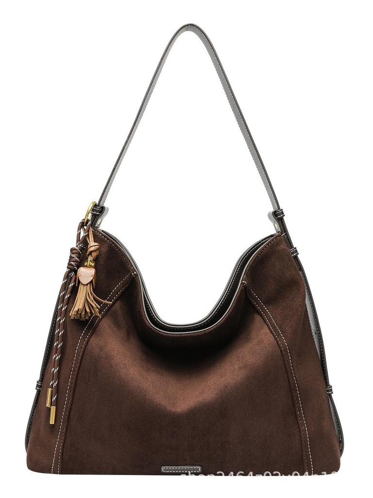 Women's Suede Hobo Bag 2025 - Large Capacity Tote, Shoulder, Commuter & Crossbody Styles
