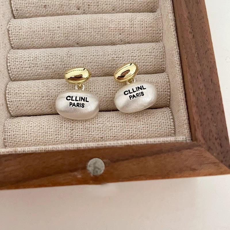 

Осенне-зимние ретро французские серьги-бобы золотого и серебряного цвета: Металлические шипы в холодном стиле для женщин