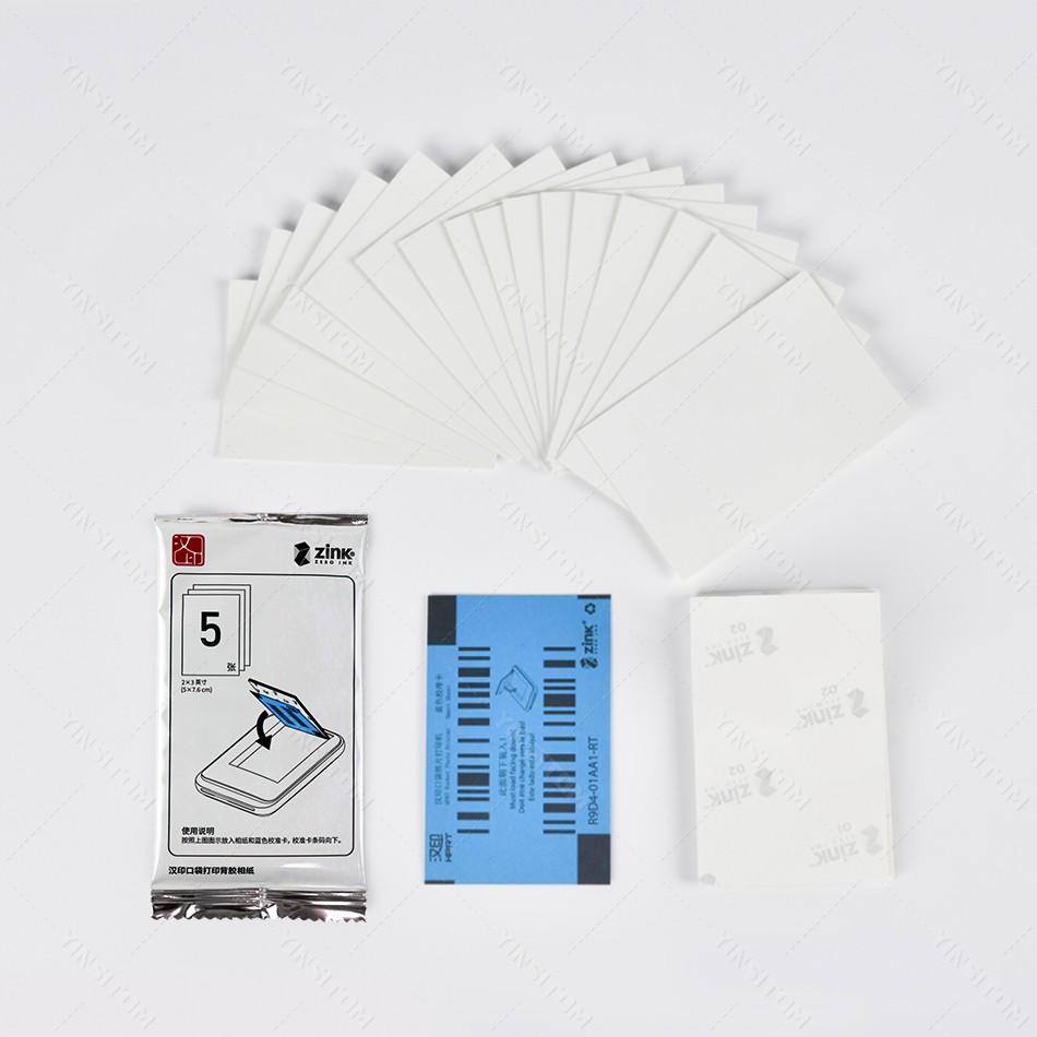 10/20/40/60pcs Zink Sticker Papers 2x3 Inches for HPRT MT53 Z1 Photo Color Printer Machine Adhesive Photo Paper