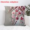 Elegant Pink Orchid Throw Pillow Cover, Delicate Phalaenopsis Floral Print Decorative Cushion For Living Room Bedroom Sofa Couch