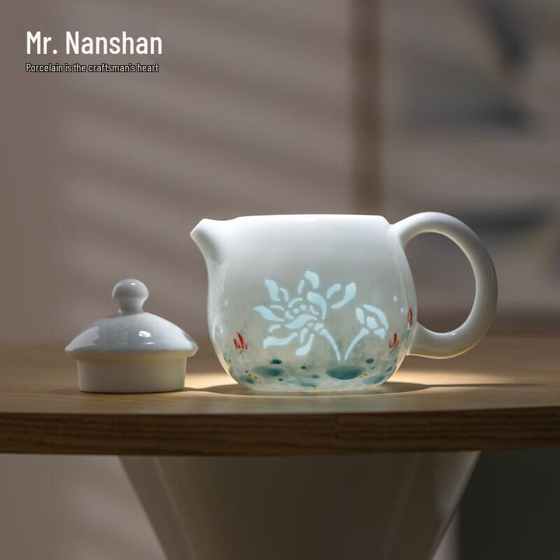 Nanshan Gentleman Hand-painted Ceramic Gongfu Teapot