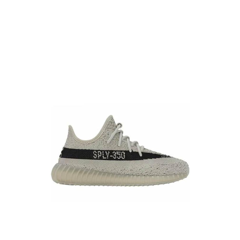 Adidas Originals Yeezy Boost 350 V2 Slip Resistant Abrasion Resistant Low top Kids Lifestyle Shoes Green Black Kids' HQ2062