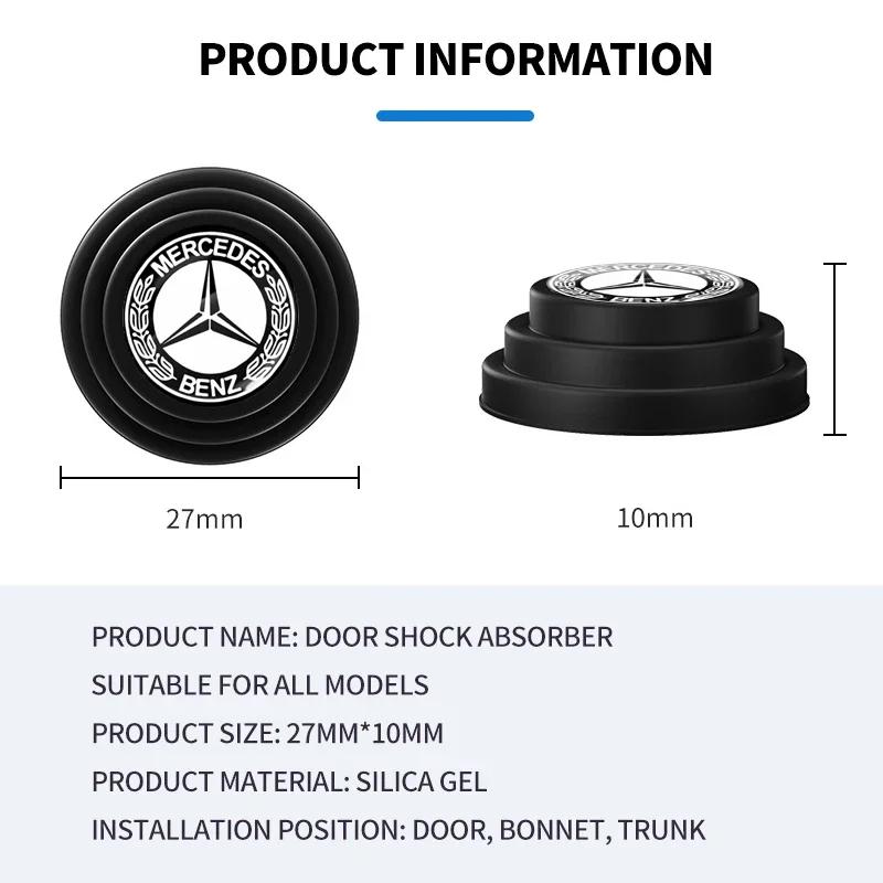 Naklejka Samochodowa Silikonowy Amortyzator Drzwi Bagażnika Mata Akustyczna Do Mercedes Benz AMG W203 W206 W220 W205 W211 W212 W201 W210 W1