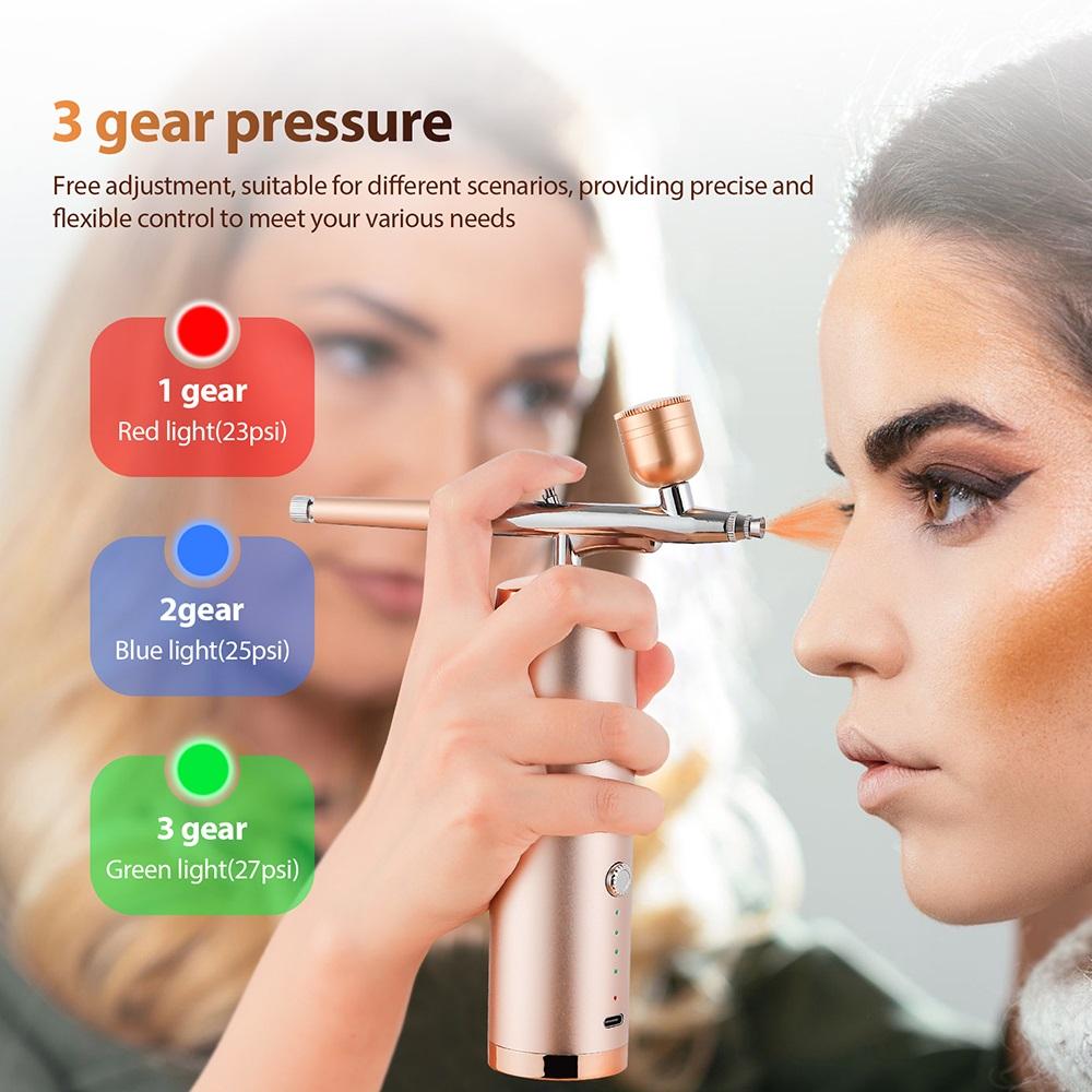 150cm Air Tube Portable Nails Airbrush Kit Compressor Nail Paint Spray Gun Makeup Cake Pastry Painting Sprayer Barber Hair Dye