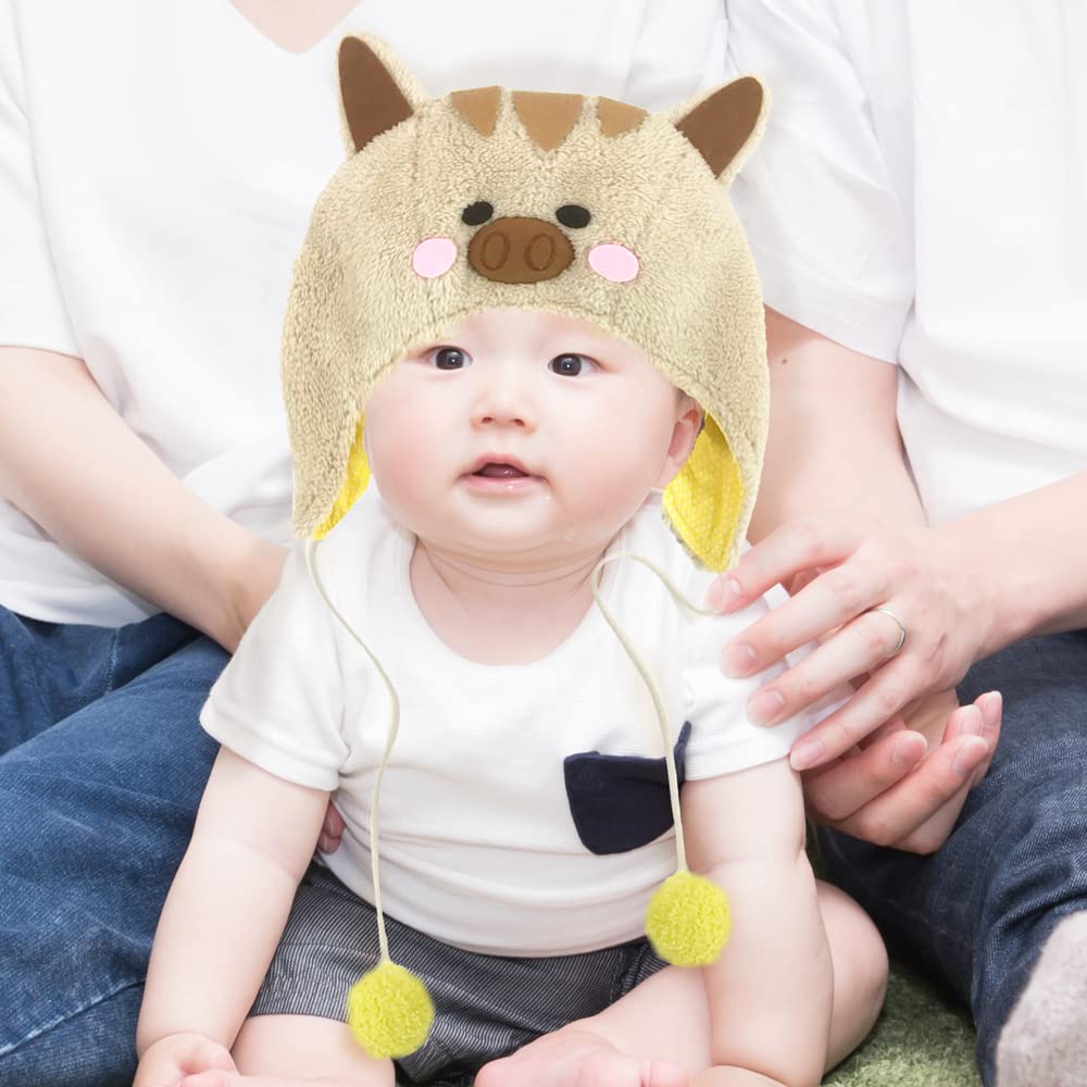 [Lecan] 112AM [Fluffy Boar Cap Set of 2 (Head Circumference: Up to 62cm)] Boar Boar Boar Hat Cap Fluffy Fluffy Costume Masquerade Cosplay Animal