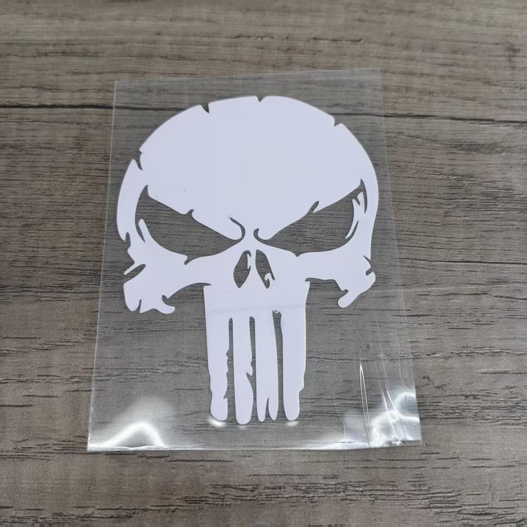 Skull Head Motorcycle Stickers Waterproof Motocross Vinyl Decals Motorbike Fuel Tank Side Fairings Motorbike Helmet Decoration