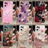 For Oppo Find X5 Pro Case Luxury Fashion Butterfly Flowers Soft Silicone Clear TPU Phone Case for OPPO FindX5 X5Pro Back Cover