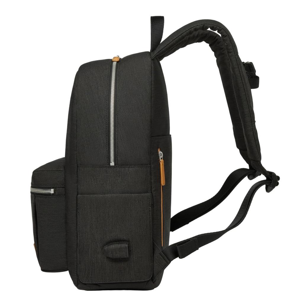 Nordace Siena Pro Classic Backpack Batoh na notebook 18L Denní batoh pro denní nošení - 13,3" Cestování, Denní, Práce, Černá, Běžný, Batoh.