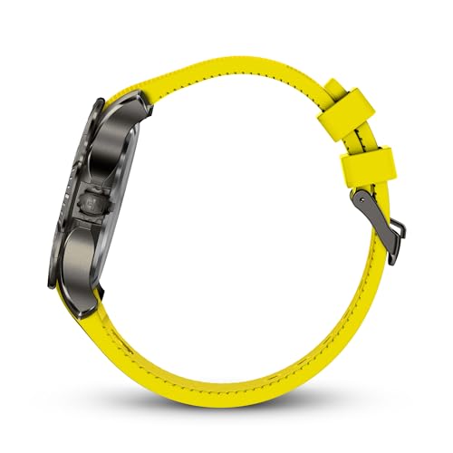 [.co.jp Exclusive] WENGER SEAFORCE Men's Quartz Analog Watch with Stainless Steel Case (316L), Black Ice Dial, Yellow Silicone Strap, 200m Water Resis