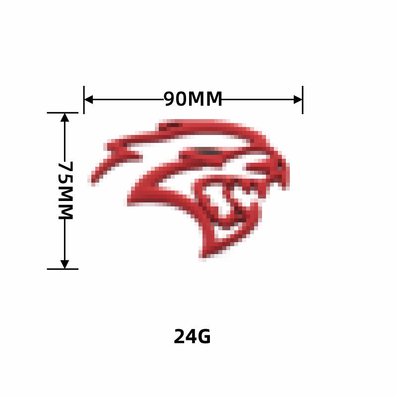 3D Car Stickers Hellcat Head Decal Car Window Vinyl Motorcycle Car Decoration Truck Laptop Camping Surf Decal