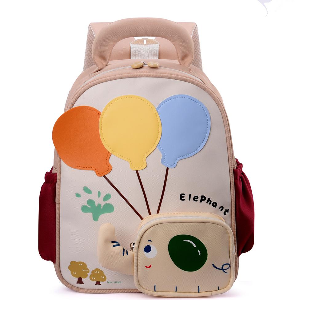 Schoolbag new children's bag cute baby elephant kindergarten schoolbag cartoon lightweight boys and girls backpack large capacity backpack