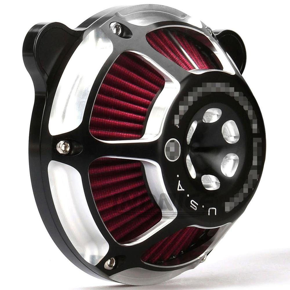 For Harley Dyna Air Cleaner Kit Air Intake Filter 1997-2017 Fat Street Bob 1997-2015 Softail 97-07 Touring