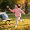 Girl Winter Sweater Set With Cotton Fabric For Middle Childhood Kids