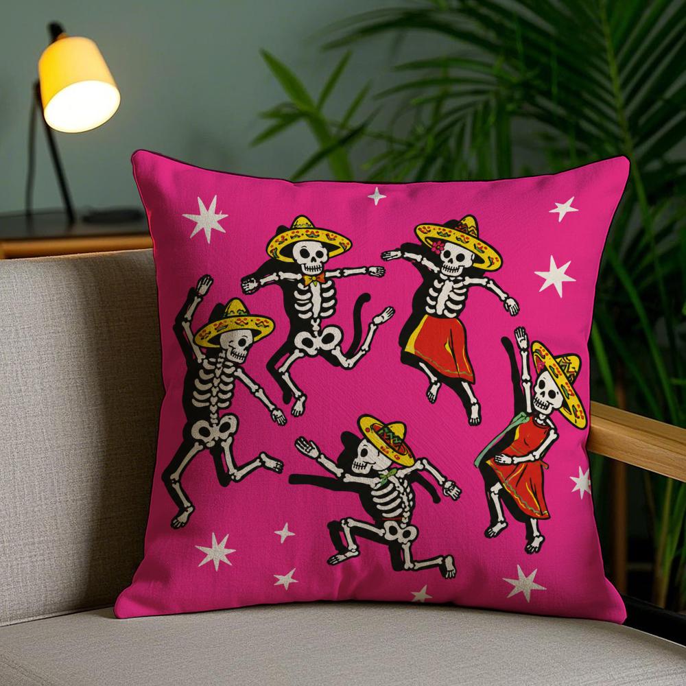 1PC Nordic Bohemian Sun Leopard Palm Cushion Cover Double sided Printed Pillowcase Comfortable Sofa Bedroom Home Decoration Gift