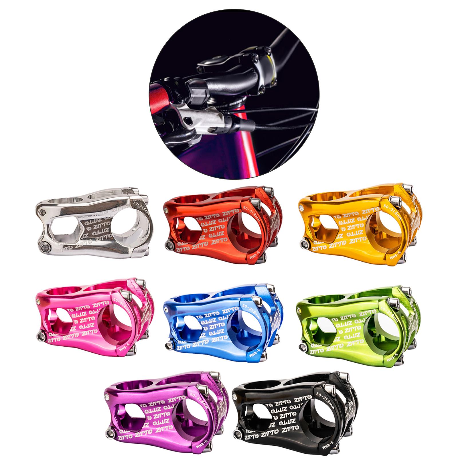 31.8mm Bike Stem Short Stem Aluminum Alloy for Mountain Road BMX MTB rosa