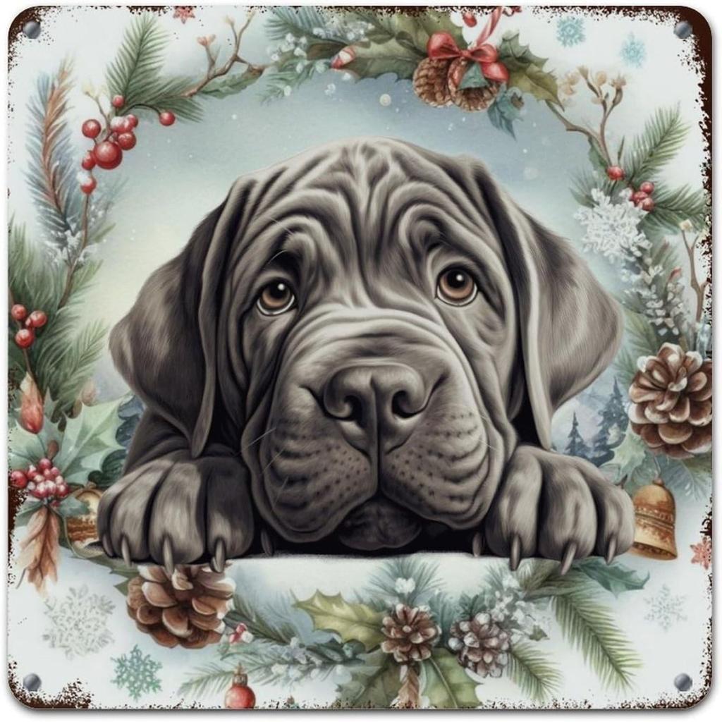 Christmas Metal Wall Art for Home Living Room Kitchen Decor