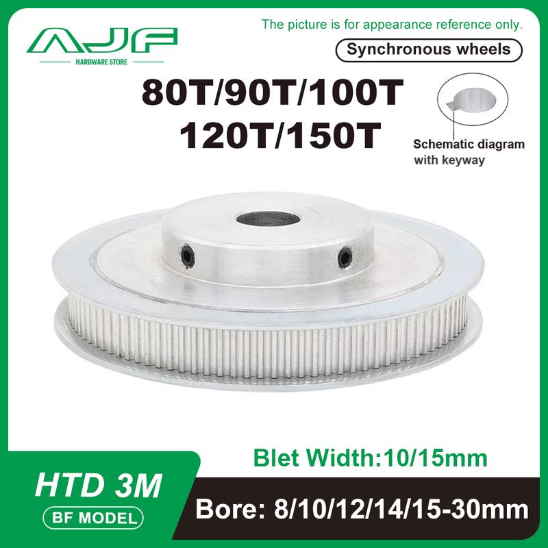HTD3M Pulley 80T 90T 100T 120T