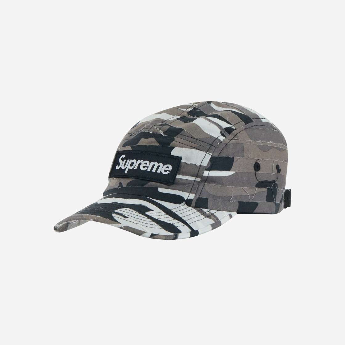 

Кепка Supreme многослойная камуфляжная белая 23SS -