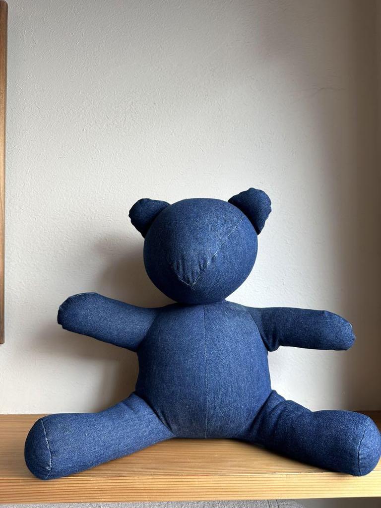 [USED] Denim Teddy Bear USA Bear