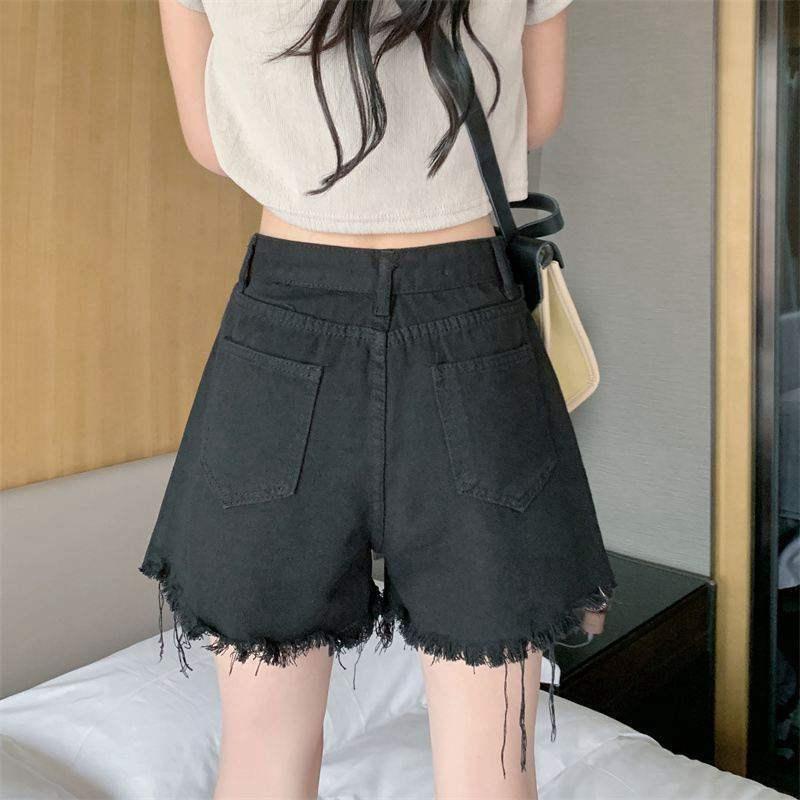 Летние женские джинсовые шорты. Модные брюки для похудения. Модные тонкие шорты — фото 7